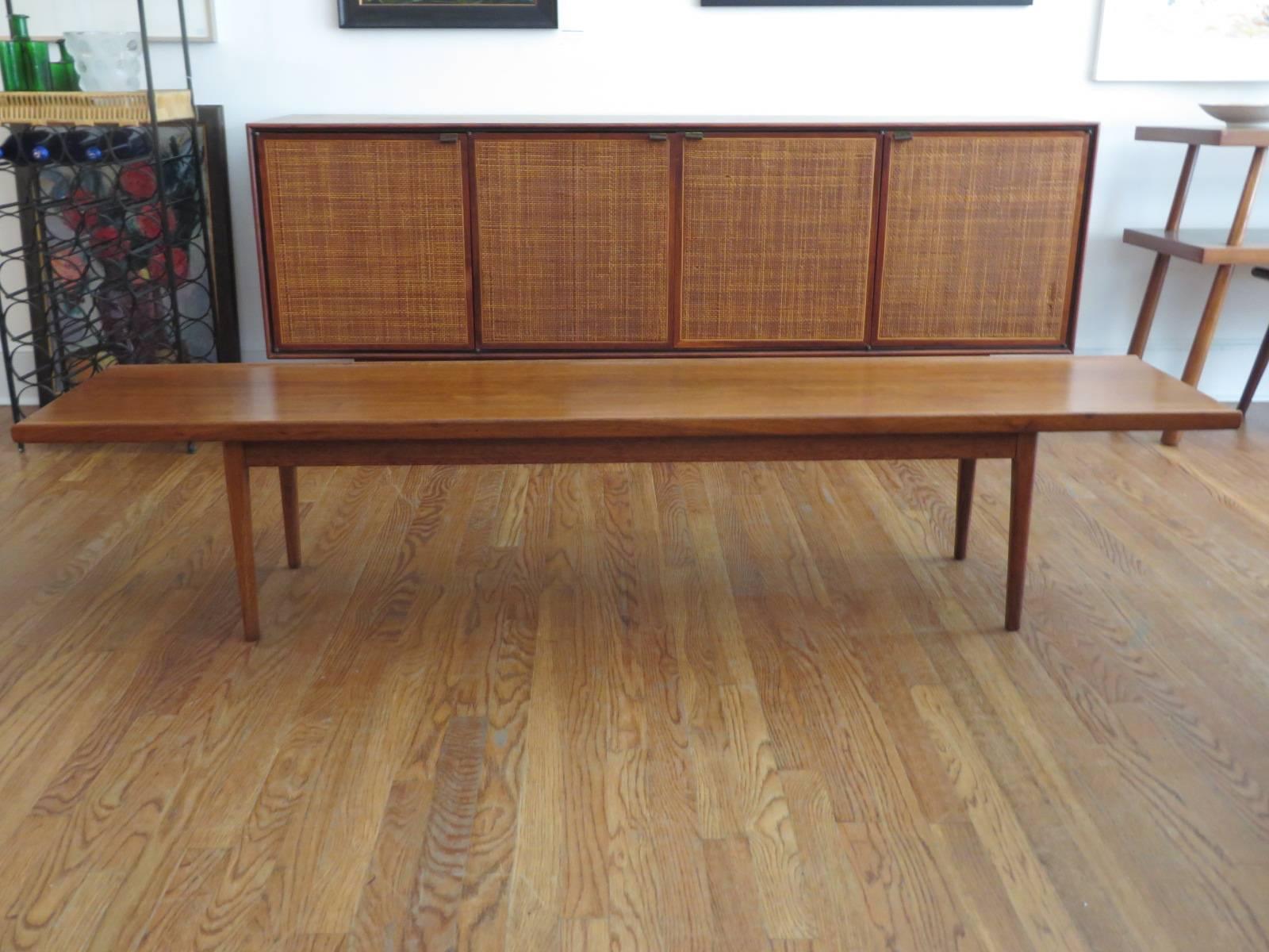 Mid-Century Modern Bench/Coffee Table by Kipp Stewart and Stewart MacDougall for Drexel