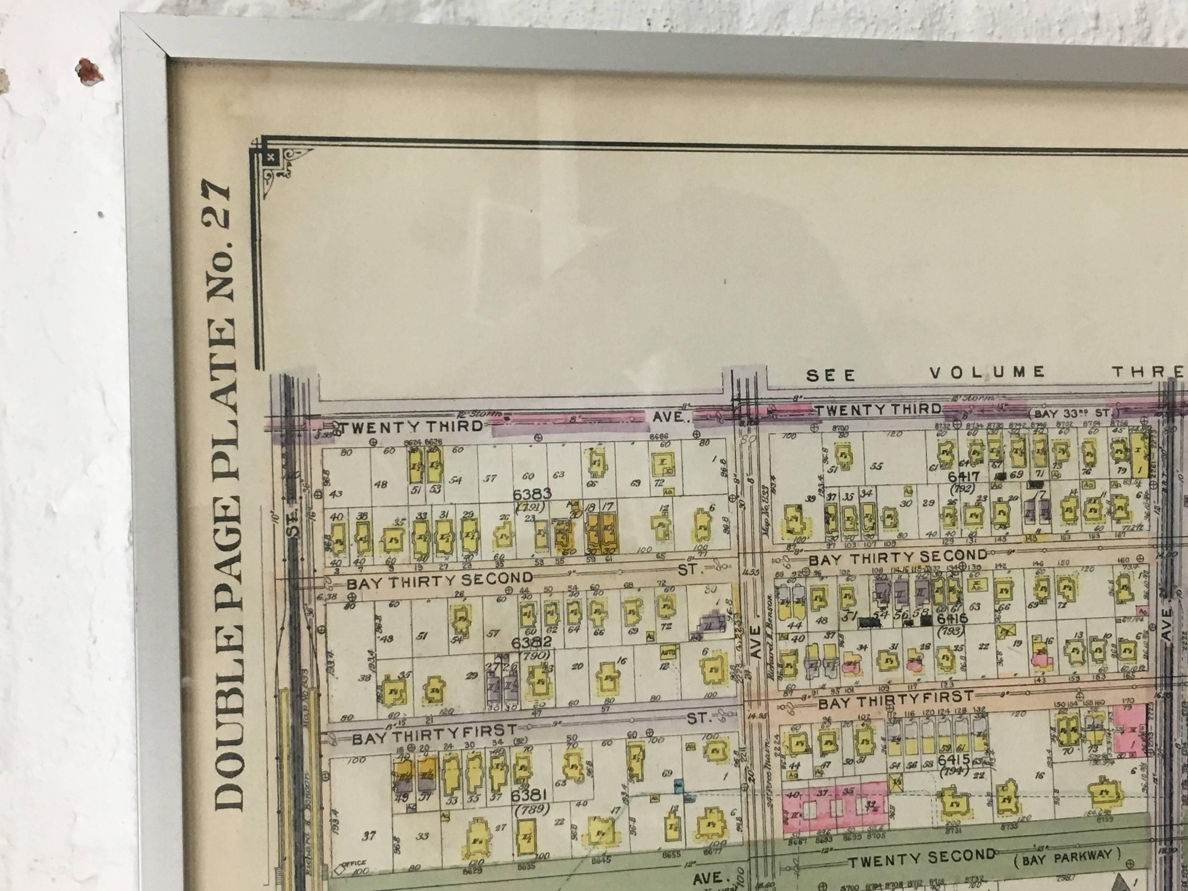 Rare 1916 Map of Brooklyn For Sale 1