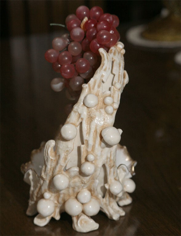 19th Century Aesthetic Movement Doulton Burslem Figural Grape Stand Centerpiece For Sale 4