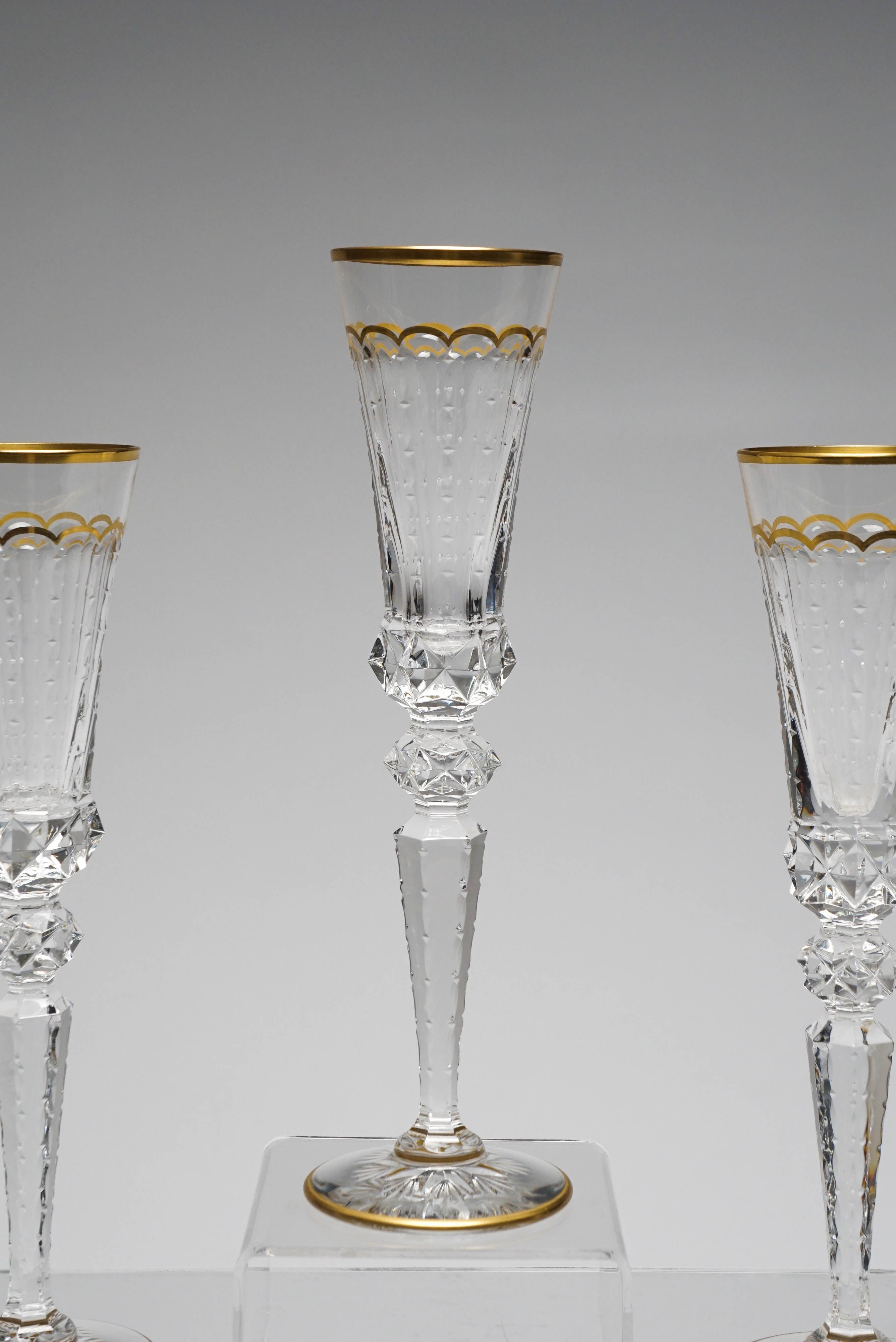 set of 12 champagne flutes