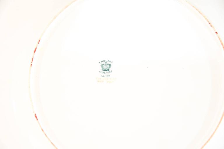 12 Coalport for Tiffany 1899 Gold, Ivory and Cobalt Blue Dinner