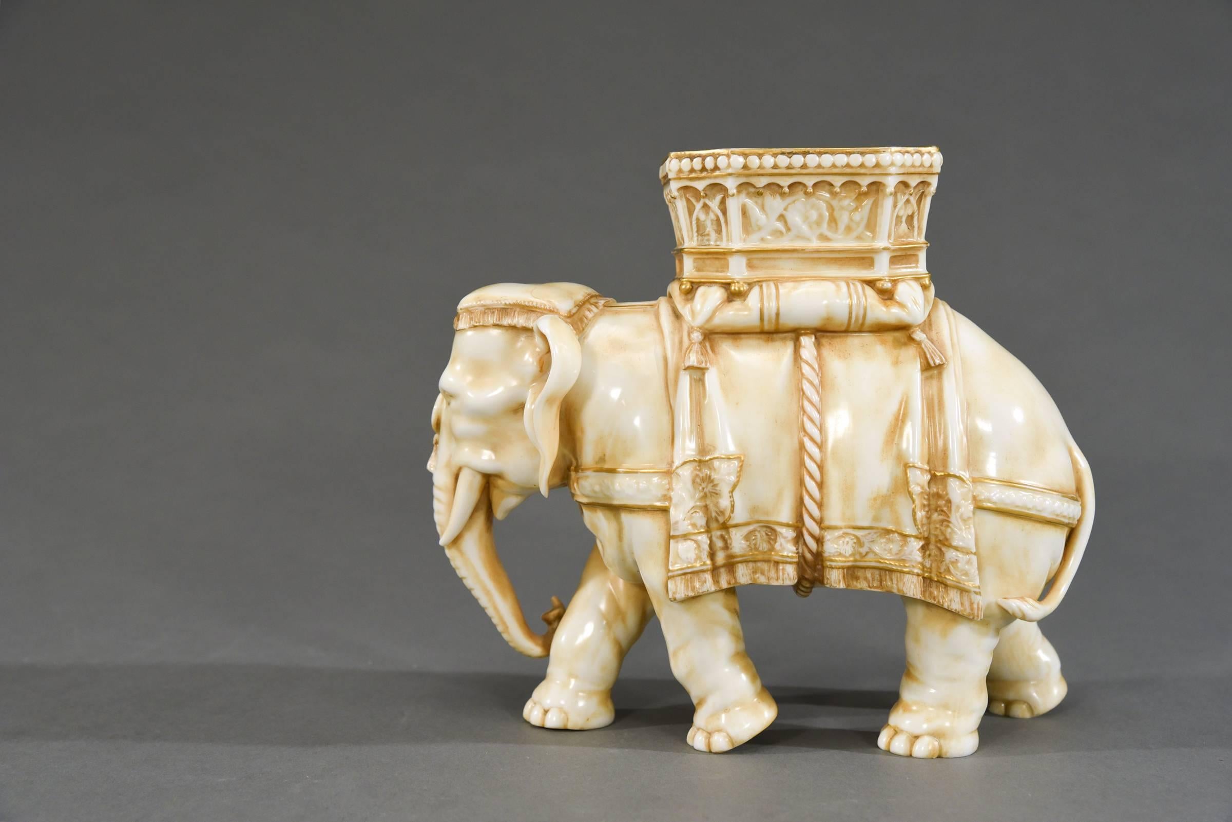 antique ivory elephant figurines