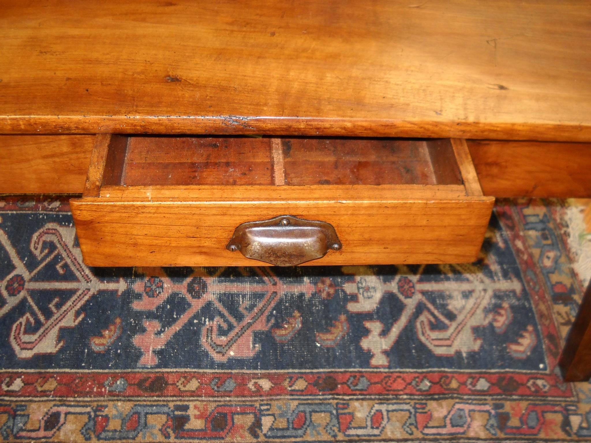 Mid-19th Century One Drawer French Cherry Coffee Table