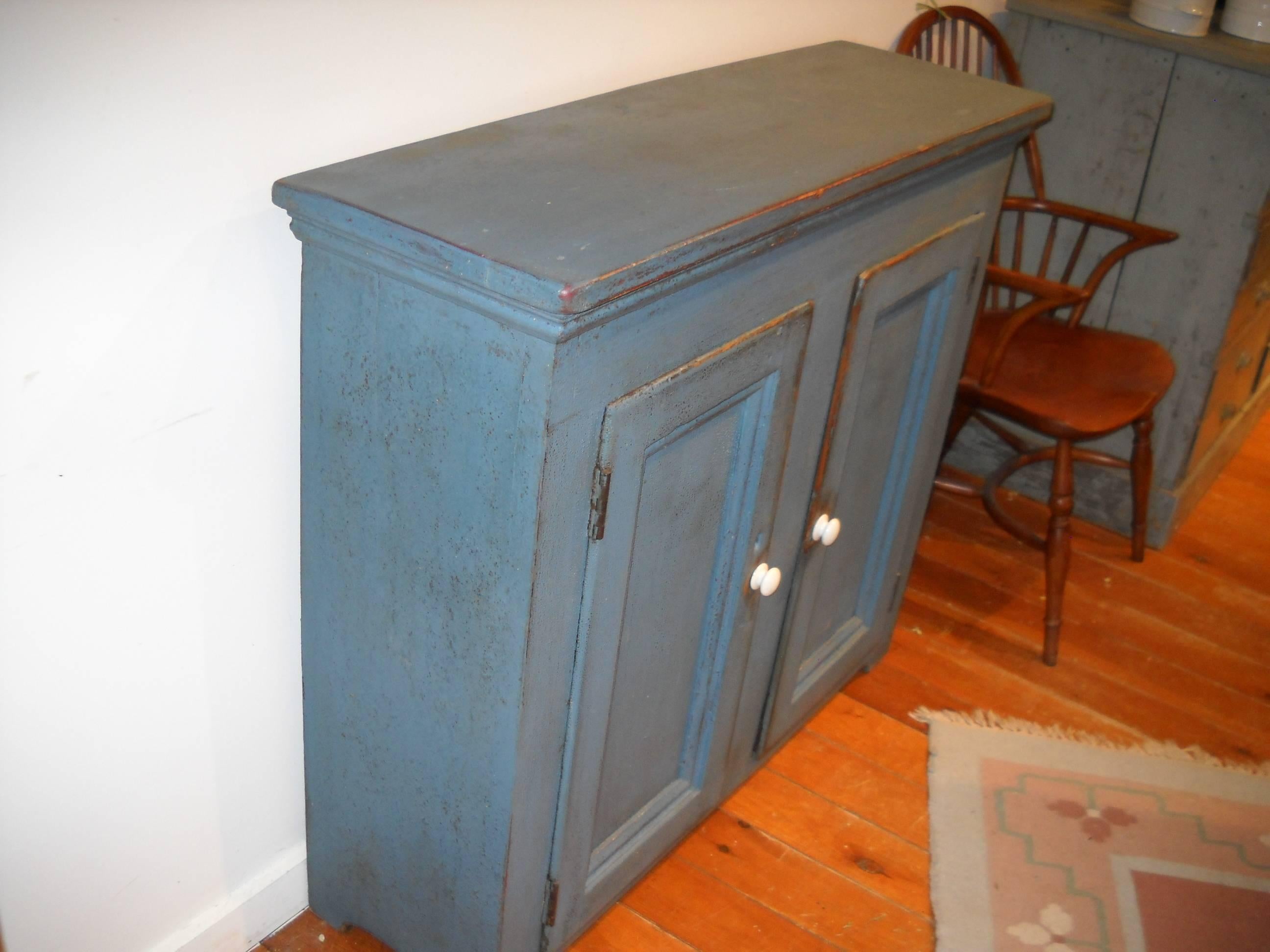 Canadian Painted Two-Door Buffet In Excellent Condition In Sheffield, MA
