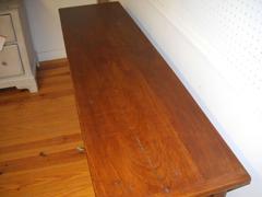 Ash Two-Drawer Serving Table with Pot Board Shelf