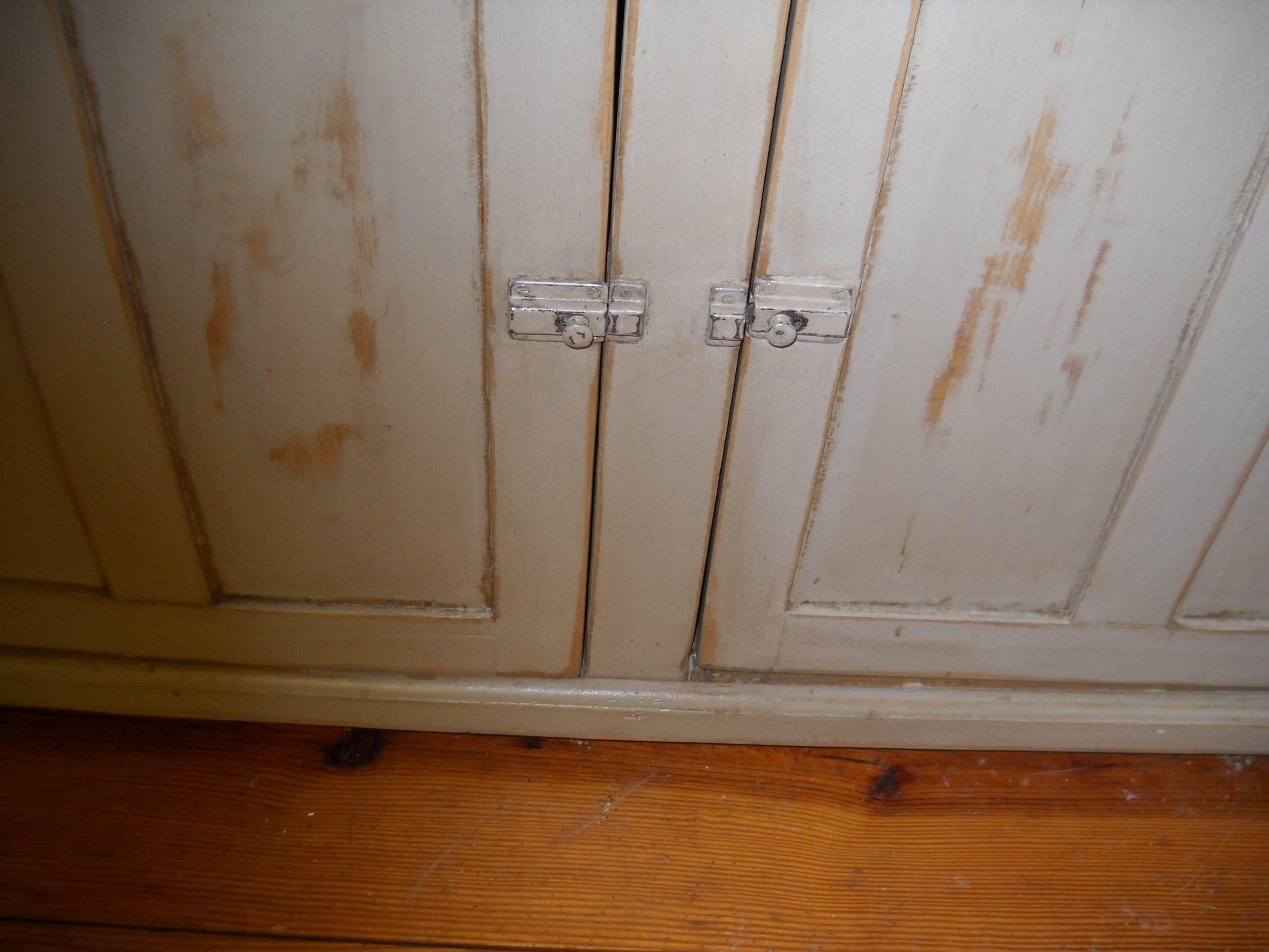 Painted Canadian Two-Door, Two-Drawer Buffet In Excellent Condition In Sheffield, MA