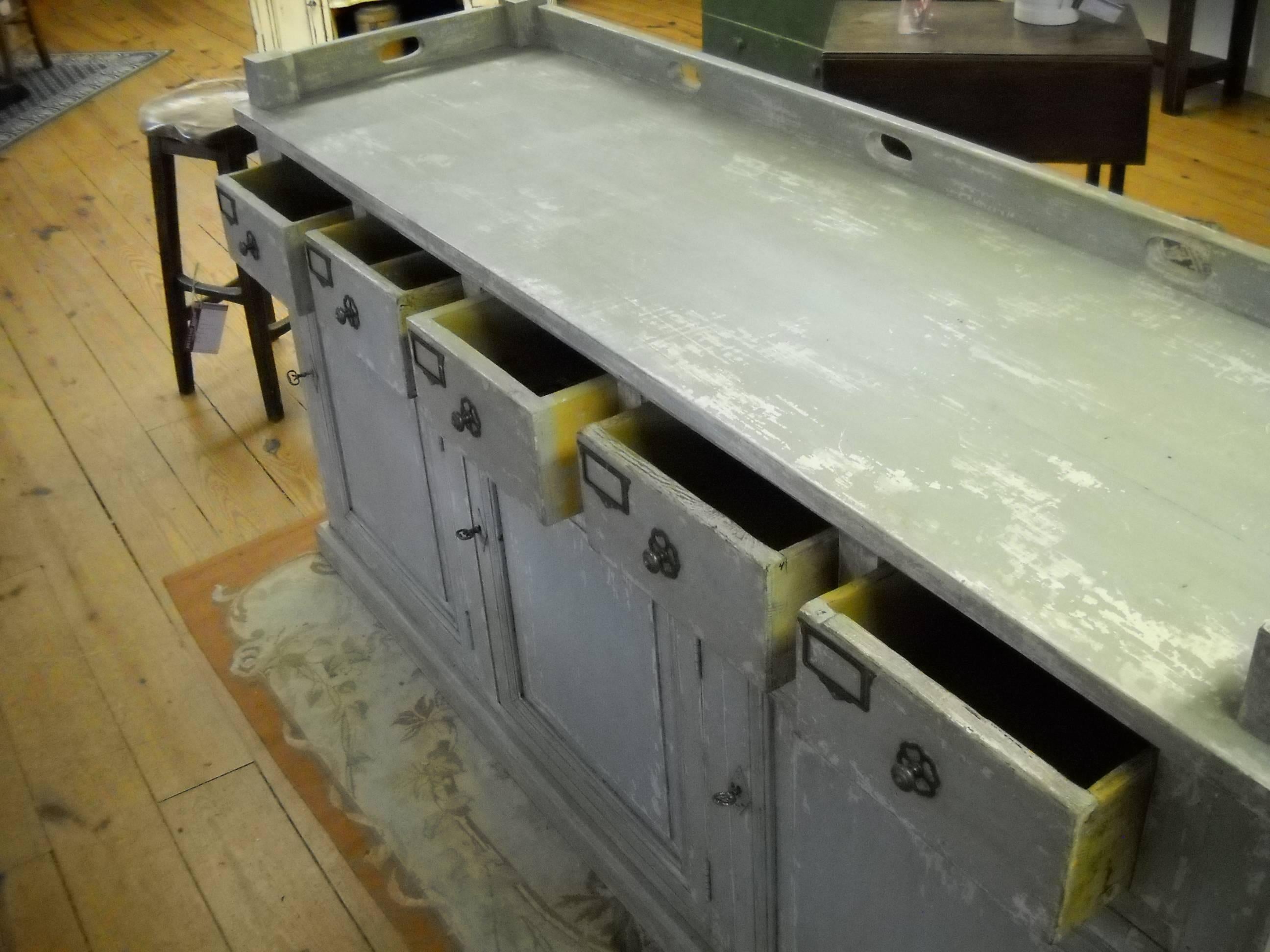 Late 19th Century Restaurant Store Counter from the South of France