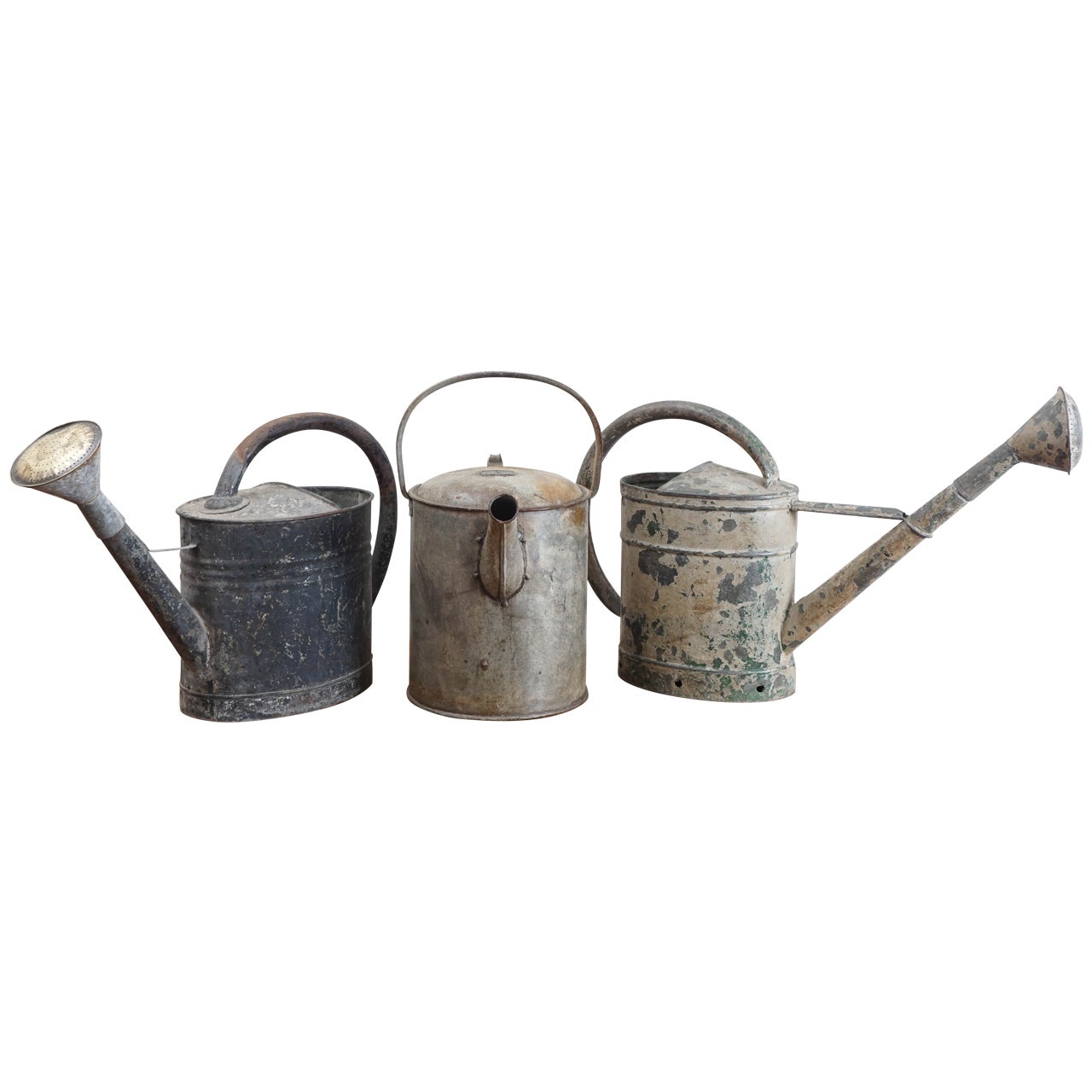 Collection of Three French Watering Cans