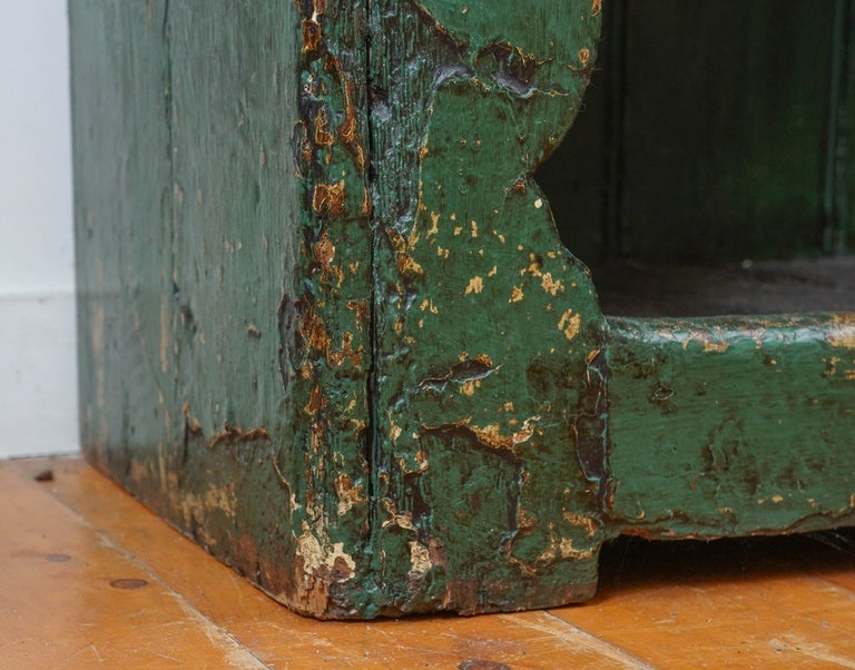 Original Painted Irish Step Back Cupboard 2