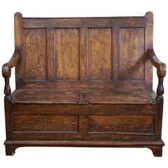 Antique Monks Bench