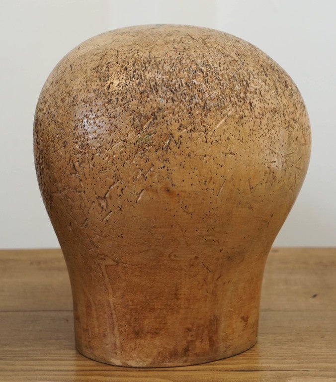 Mid-19th Century French Wooden Hat Block Molds