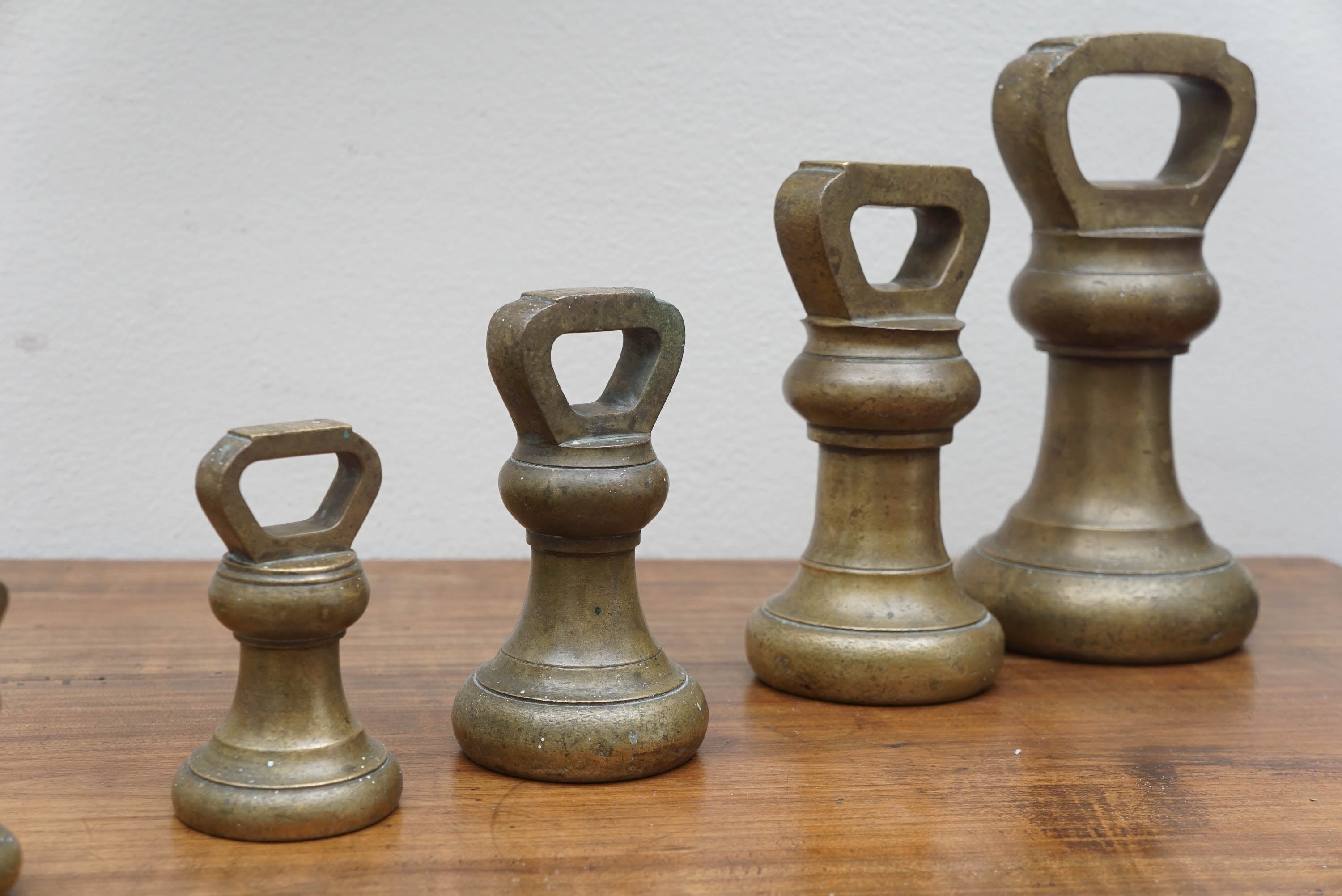 Great Britain (UK) Complete Set of Brass Weights