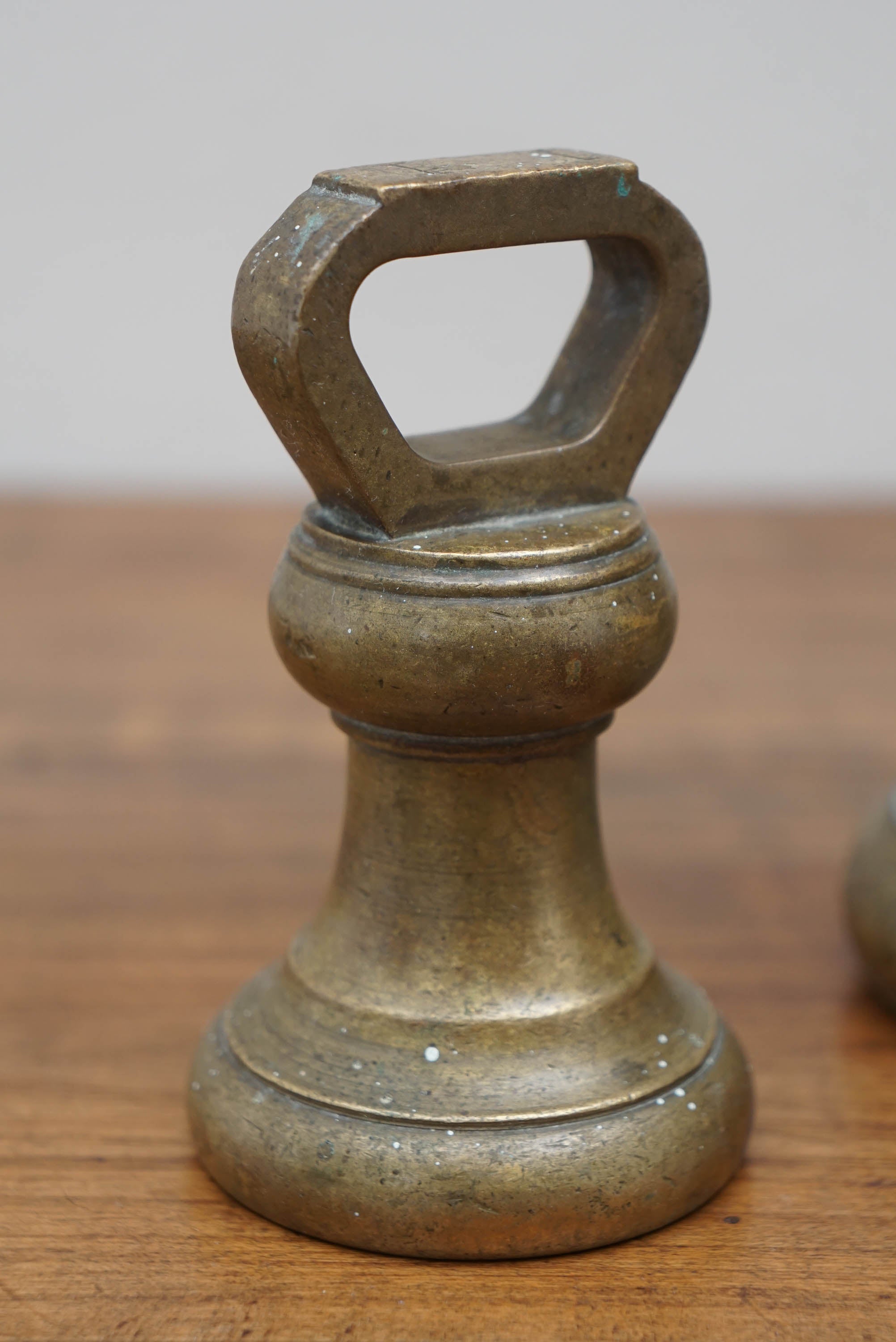 Complete Set of Brass Weights In Excellent Condition In Sheffield, MA