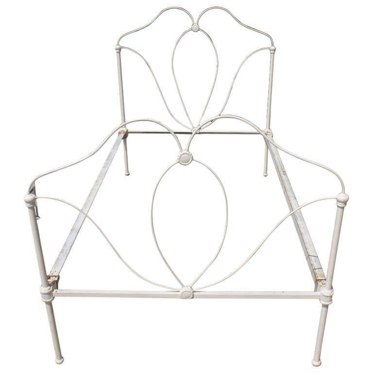 French Metal Twin-Size Bed