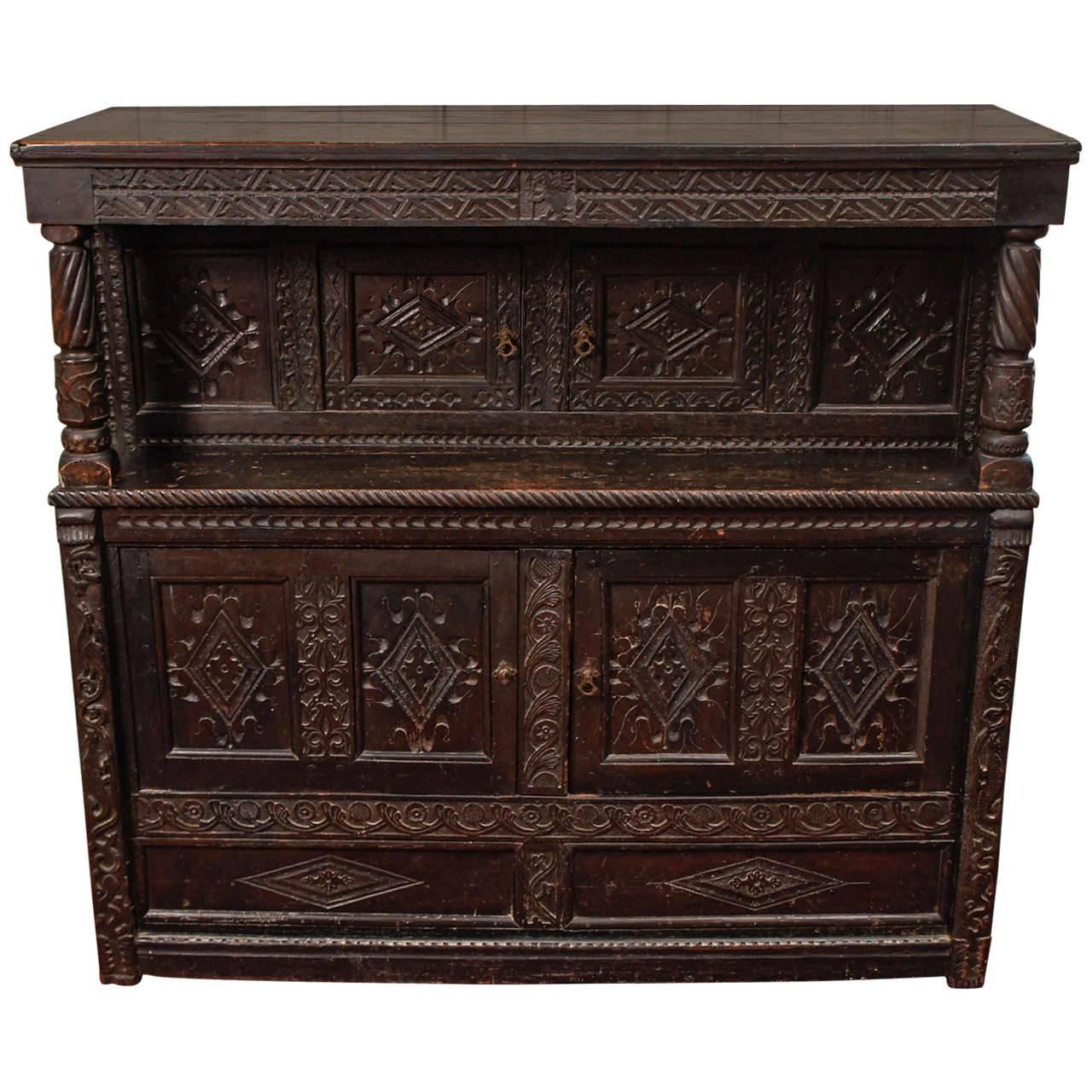 Jacobean Style Carved Oak For Sale at 1stDibs