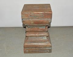 Antique Asian Teak Stool, Side Table or Stand