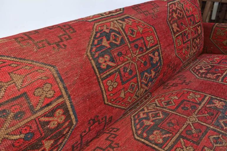Kilim Covered MidCentury Modern Florence Knoll Sofa For Sale at 1stdibs