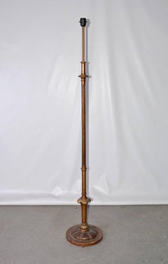 Italian Giltwood Standing Floor Lamp