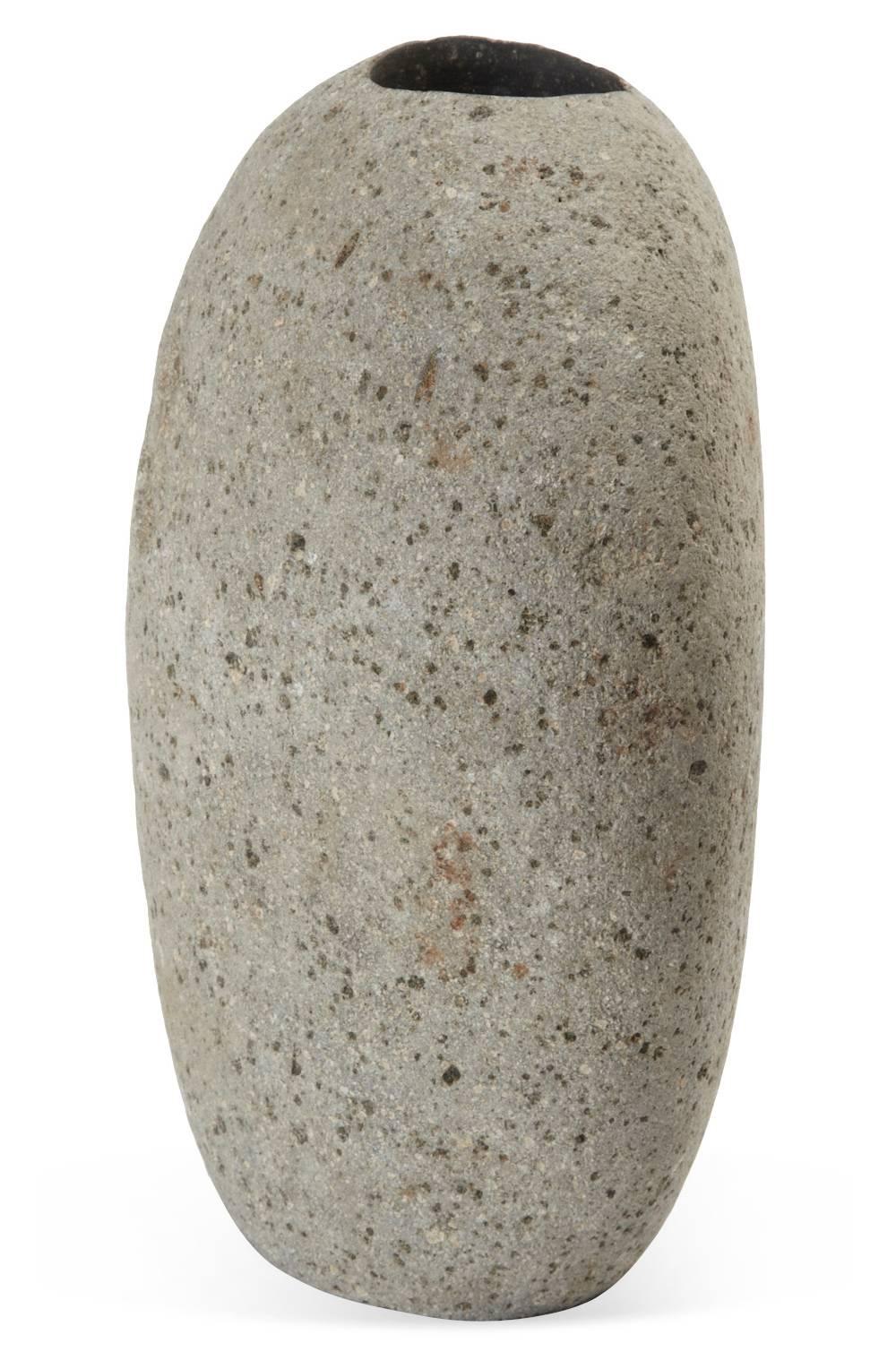 Stone Votive Candleholder In Excellent Condition For Sale In Sheffield, MA