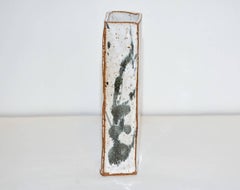 Vase à fleurs classique en céramique grès à finition basse