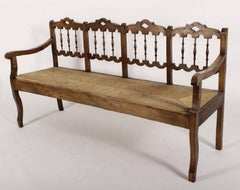 Anglo Indian Style Hall Bench