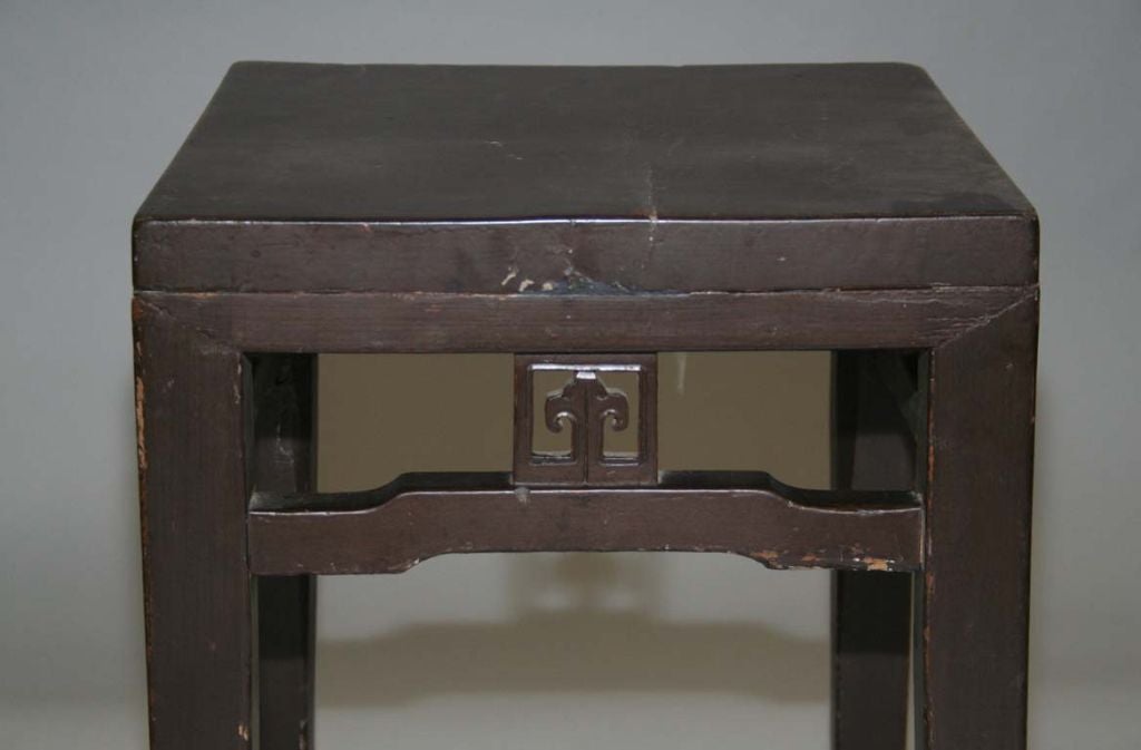 Chinese Export Antique Chinese Side Table or Stool