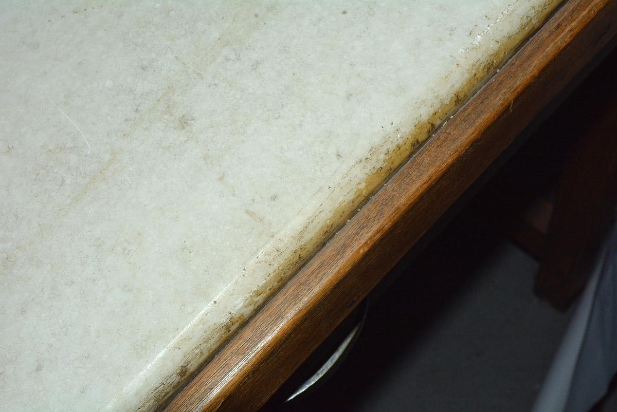 French Marble-Top Baker's Work Table 10