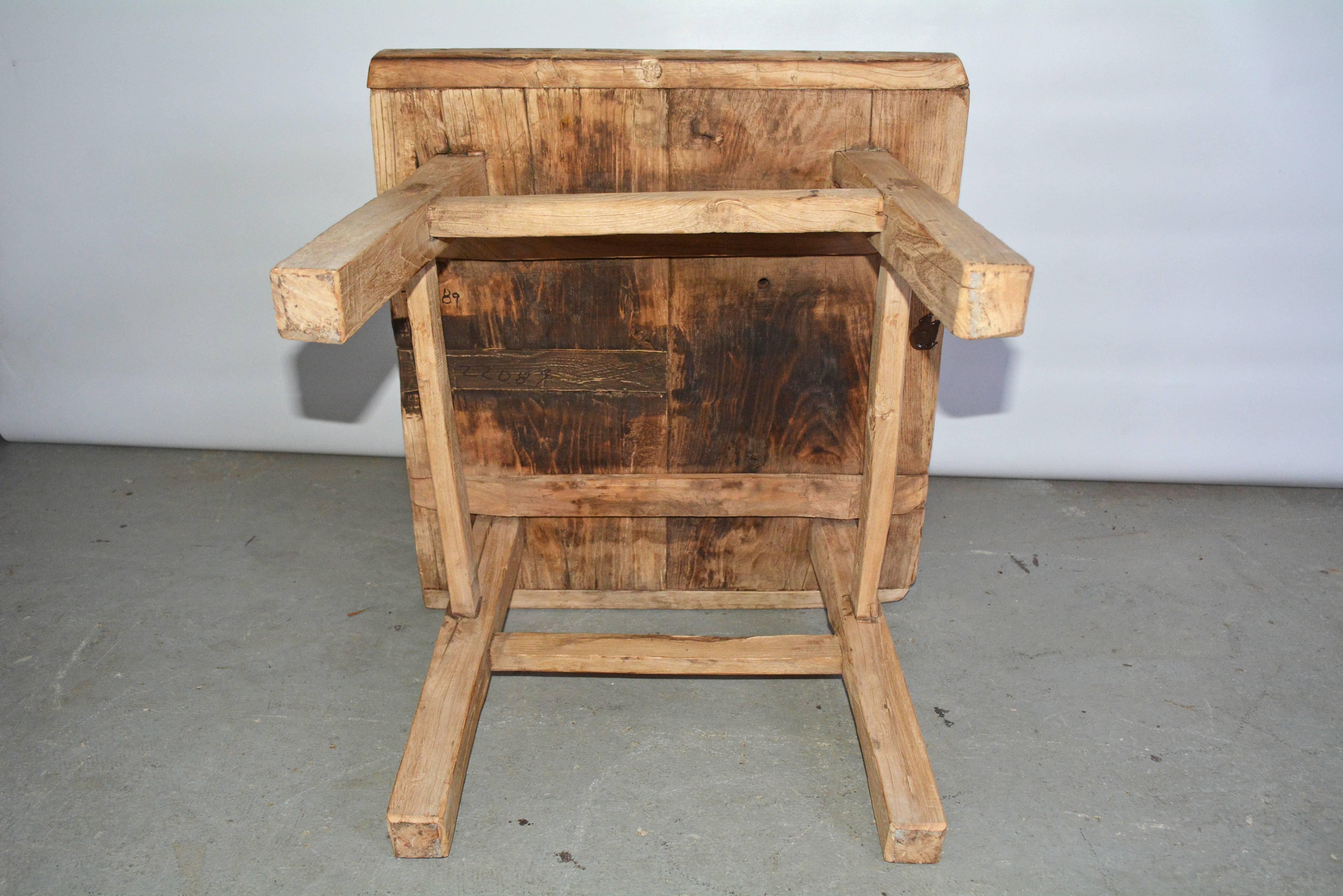 Hand-Crafted Rustic Indoor or Outdoor Coffee or Side Table