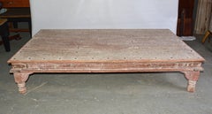 Indian Plank Top Coffee Table