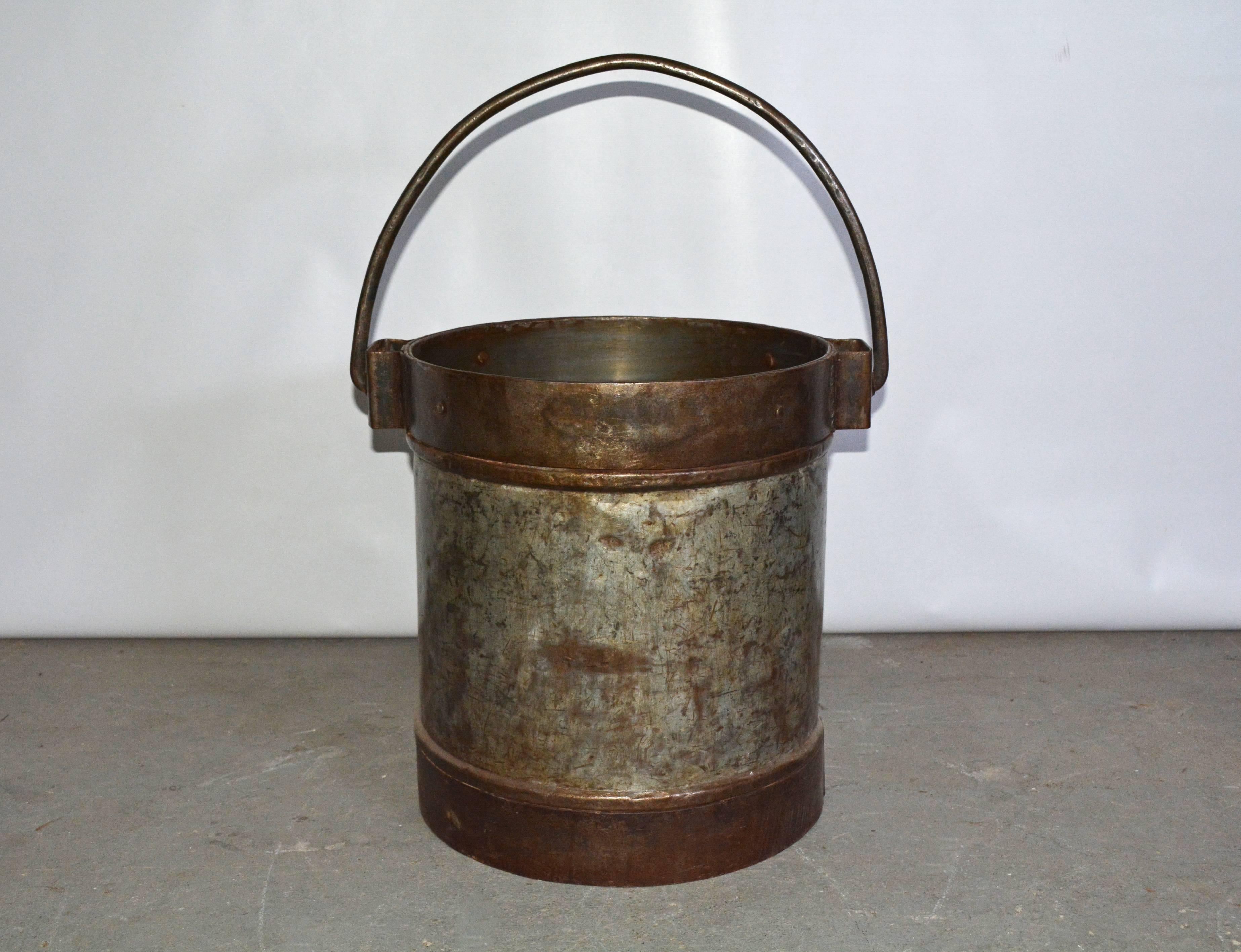 old metal bucket