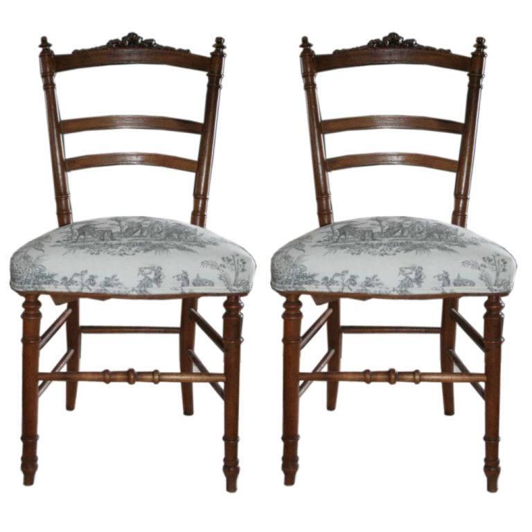 Napoleon III Ribbon Top Ballroom Chairs For Sale at 1stDibs