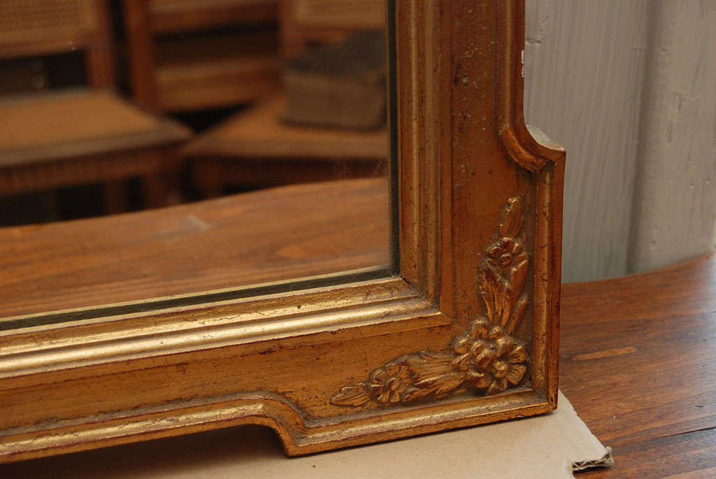 Antique French Neoclassical Pier Mirror 2