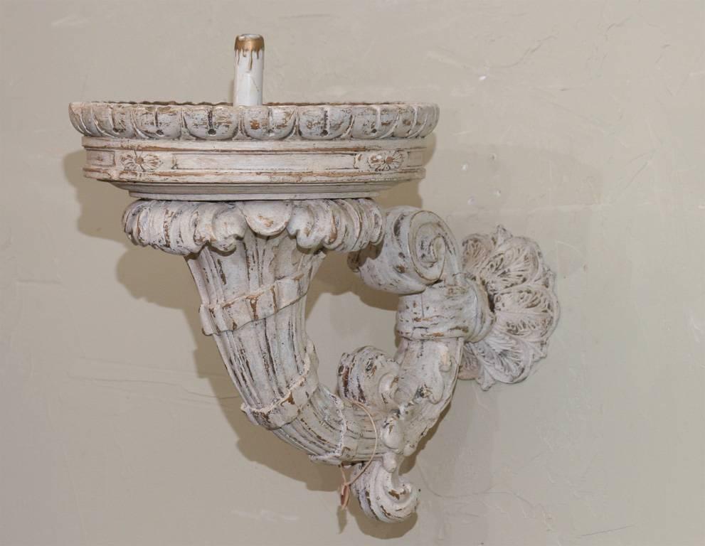 French Pair of Classical Revival Wall Sconces For Sale