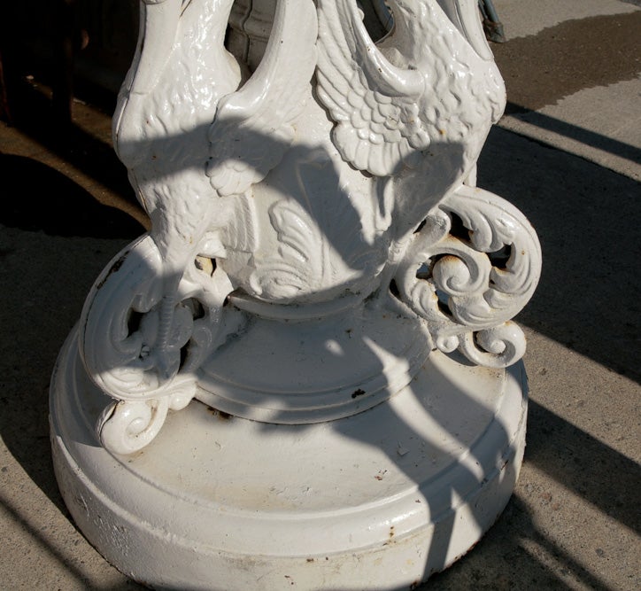 Iron Pair of Victorian Kreamer of Ohio Garden Urns