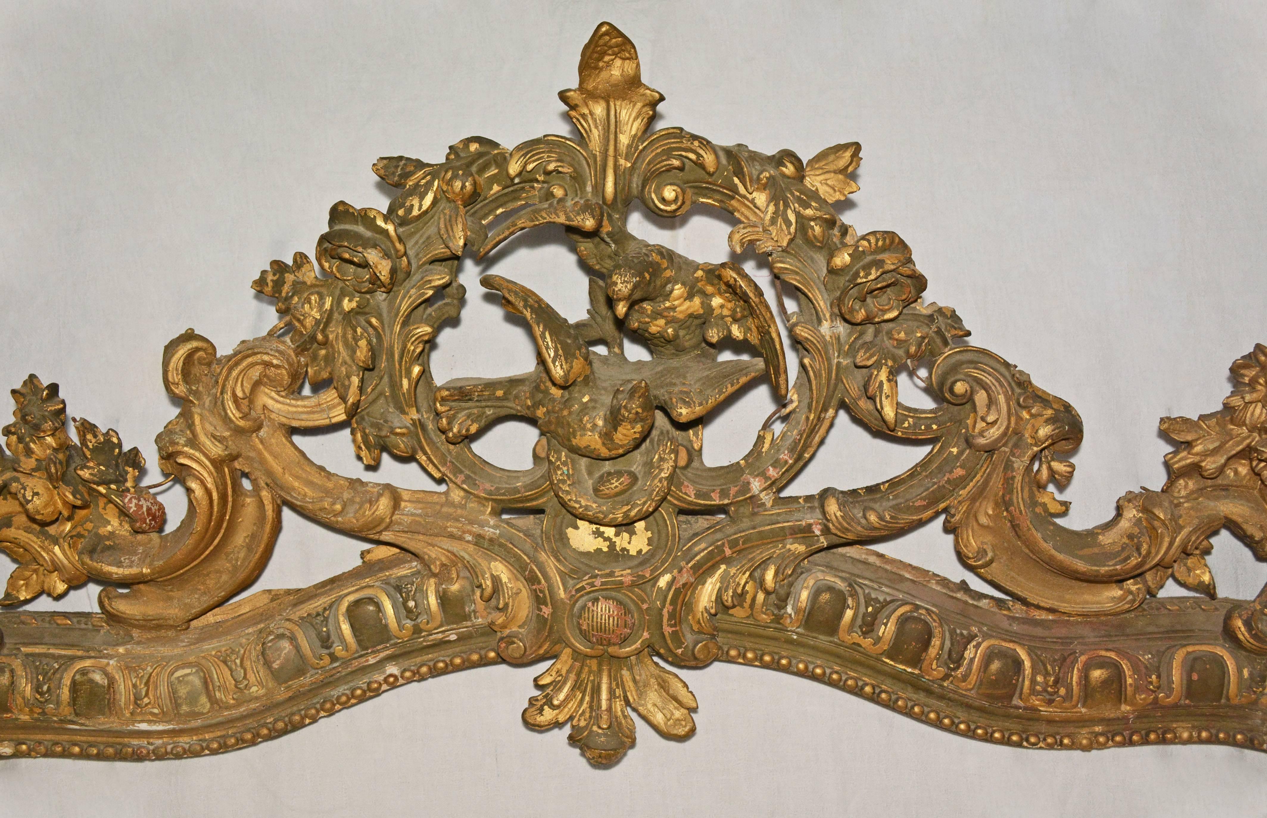 High Victorian Victorian Rococo Giltwood Top For Sale