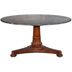 19th Century Rosewood Regency Pedestal Table Base Only