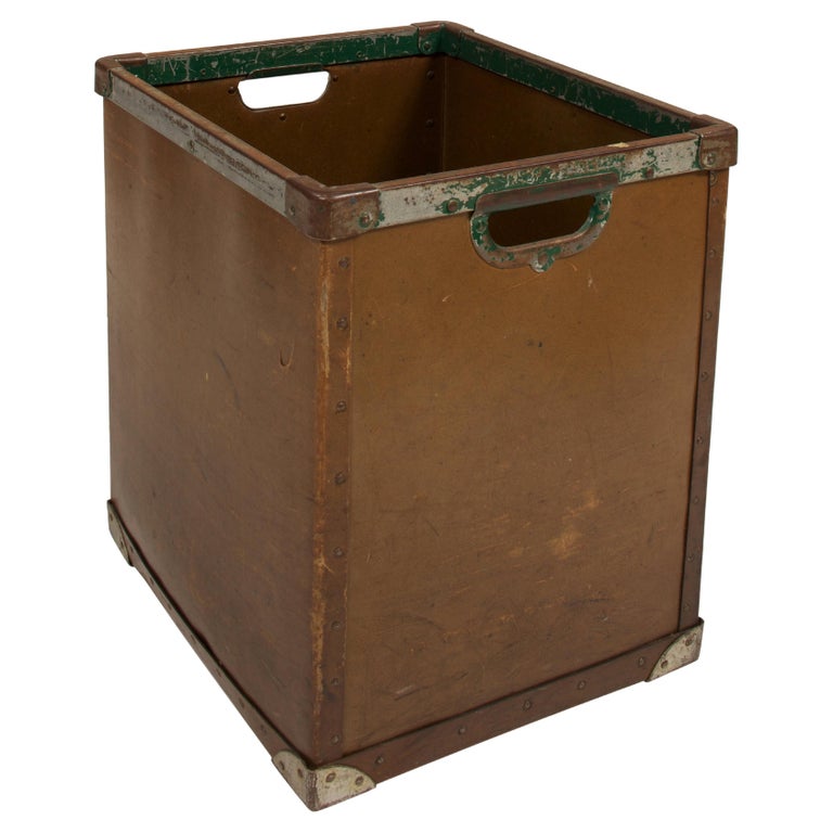 Small Vintage Mail Bin For Sale at 1stDibs
