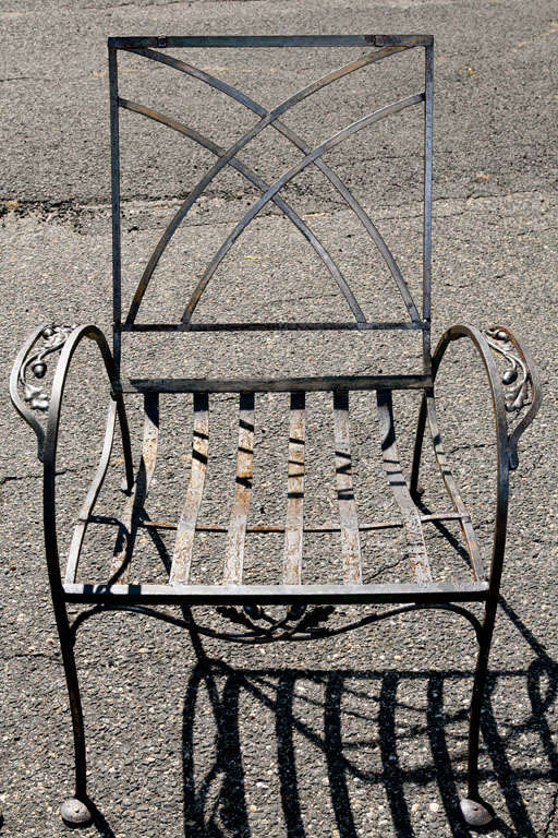 Pair of Salterini Patio Garden Lounge Chairs In Good Condition In Sheffield, MA