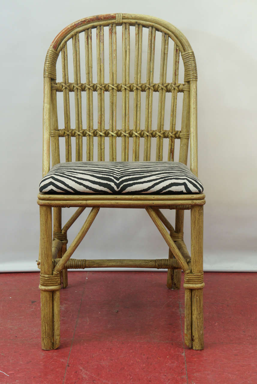 Mid-Century Modern Bentwood Bamboo Chairs For Sale
