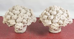 Bouquet Mousse Stone Fruit and Flower Basket Vases