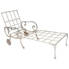 Vintage Salterini Style Outdoor Chaise Longue