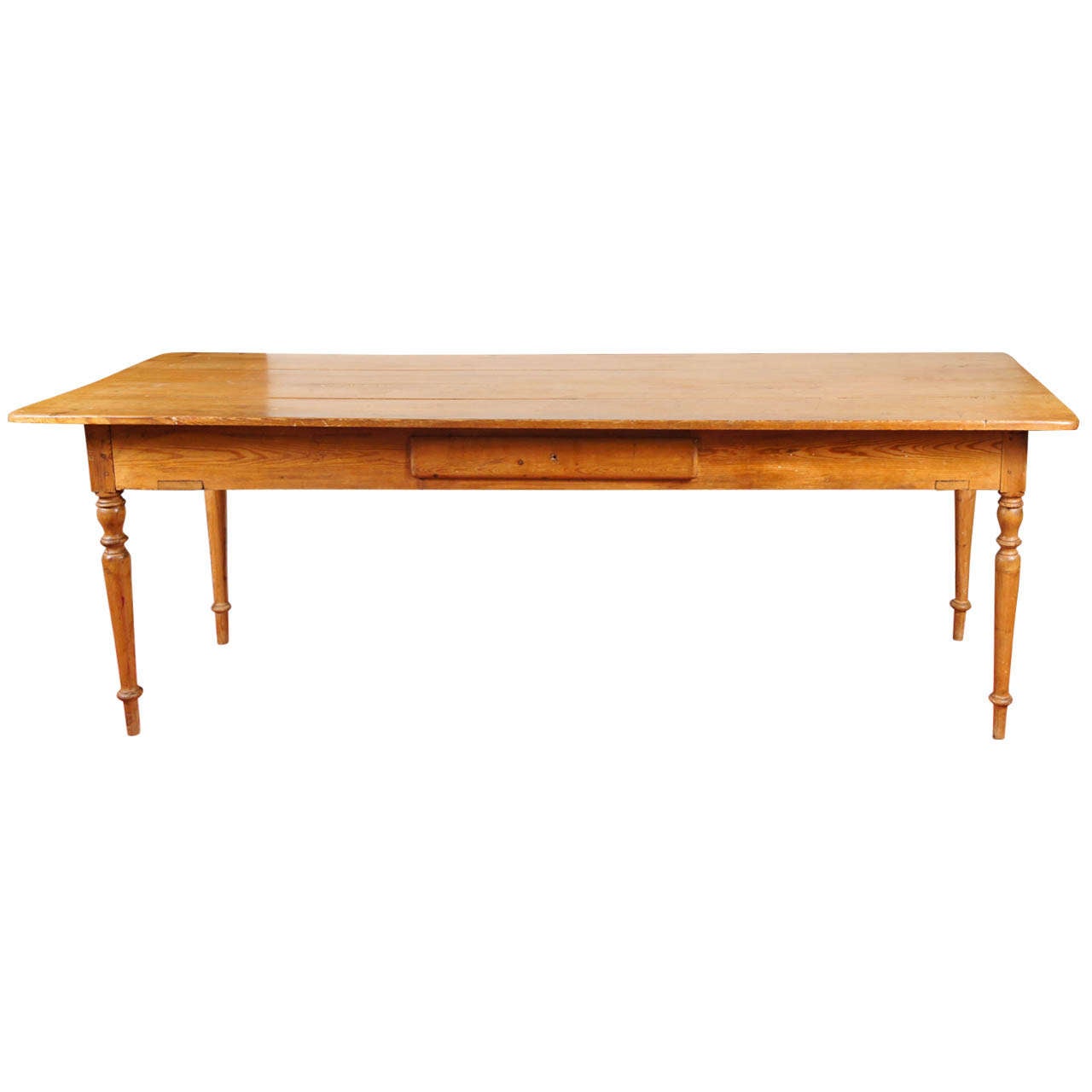 19th Century English Pine Country Dining Table