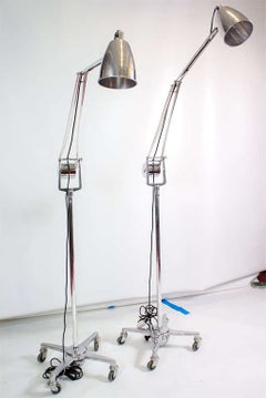 Industrial Balanced Swing Arm Floor Lamp