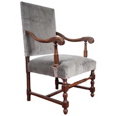Louis XIV Style Throne Armchair