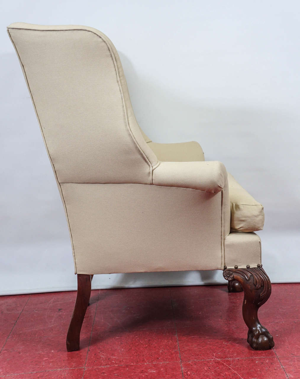 English Pair of George II Wingback Chairs