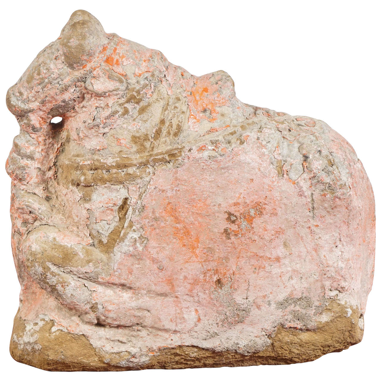 Early Chinese Stone Horse Sculpture For Sale