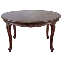 Antique Louis XV Style Oval Dining Table