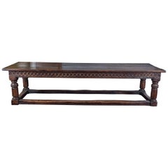 Table de travail ou serveur à tréteaux de style élisabéthain