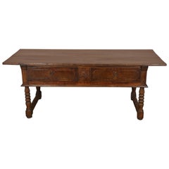 Antique English Country Oak Server