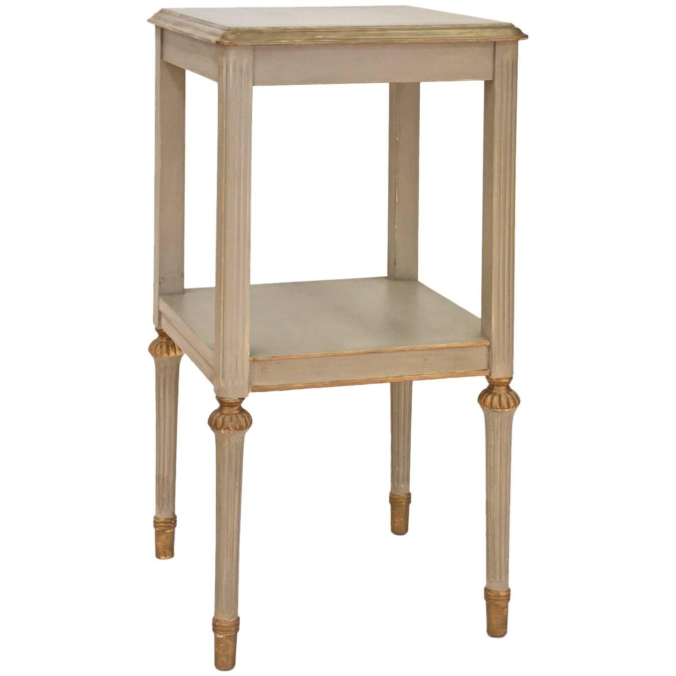 Neoclassical Two-Shelf  Nightstand